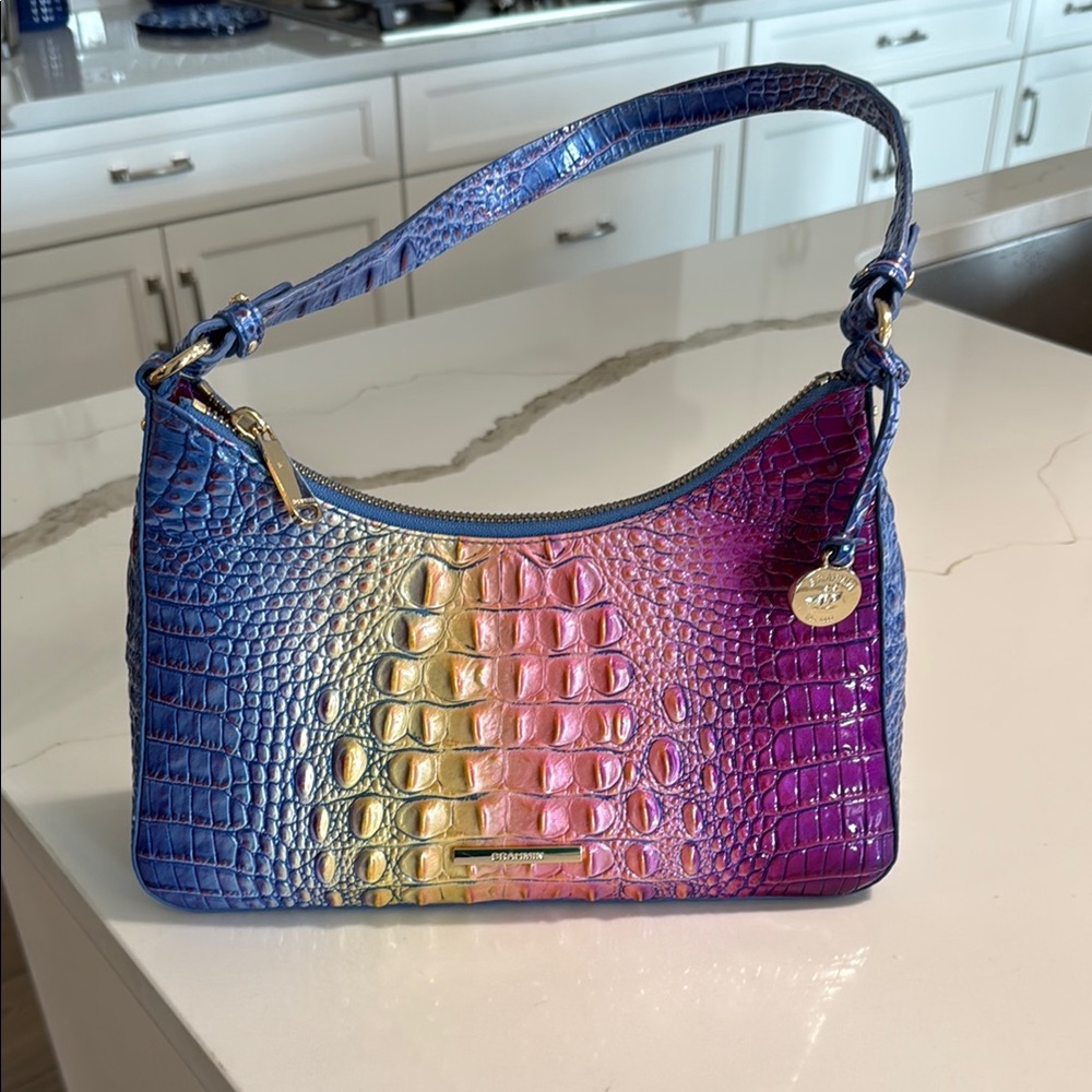 Brahmin Esme Magic Ombré Crocodile Embossed Women's Bag